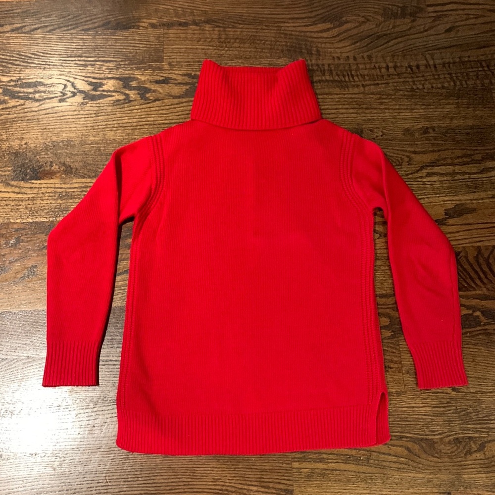 J Crew sz S Red Turtleneck Sweater